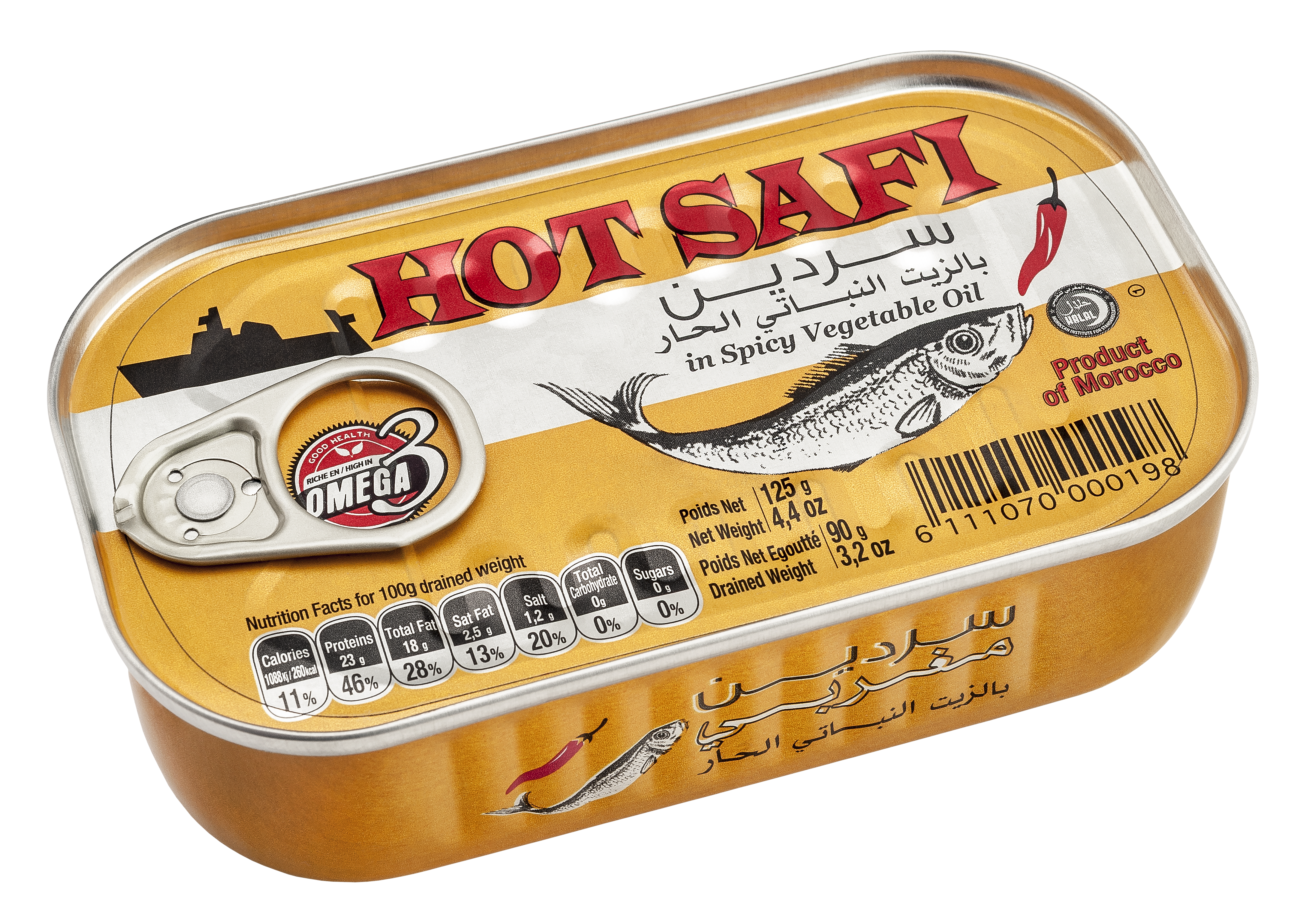 Safi Sardynki W Oleju Z Chili 125 G