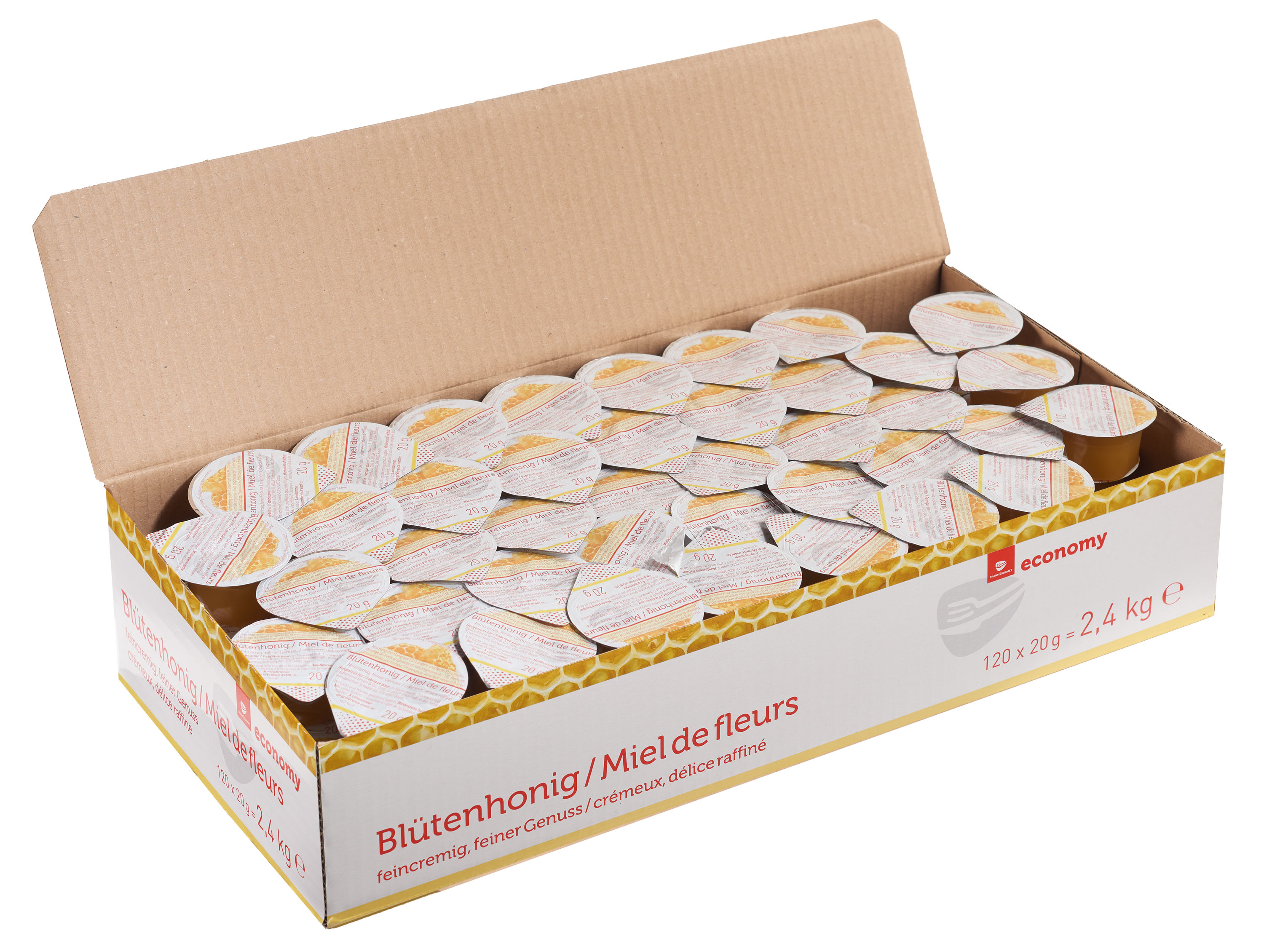 Tge Miód Nektarowy Wielokwiatowy- Kremowy 20 G X 120 Szt.