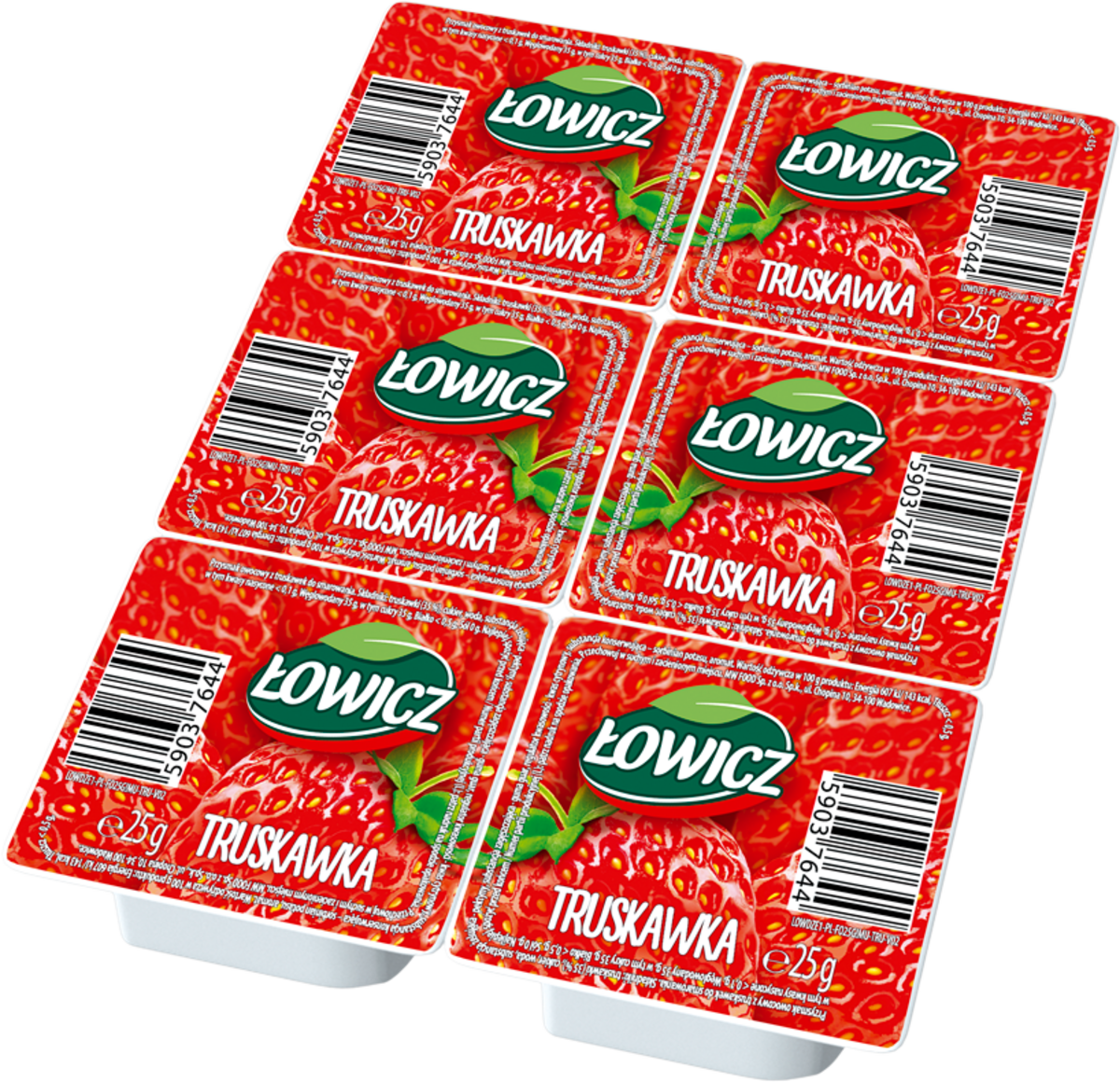 Łowicz Przysmak Truskawka 25 G