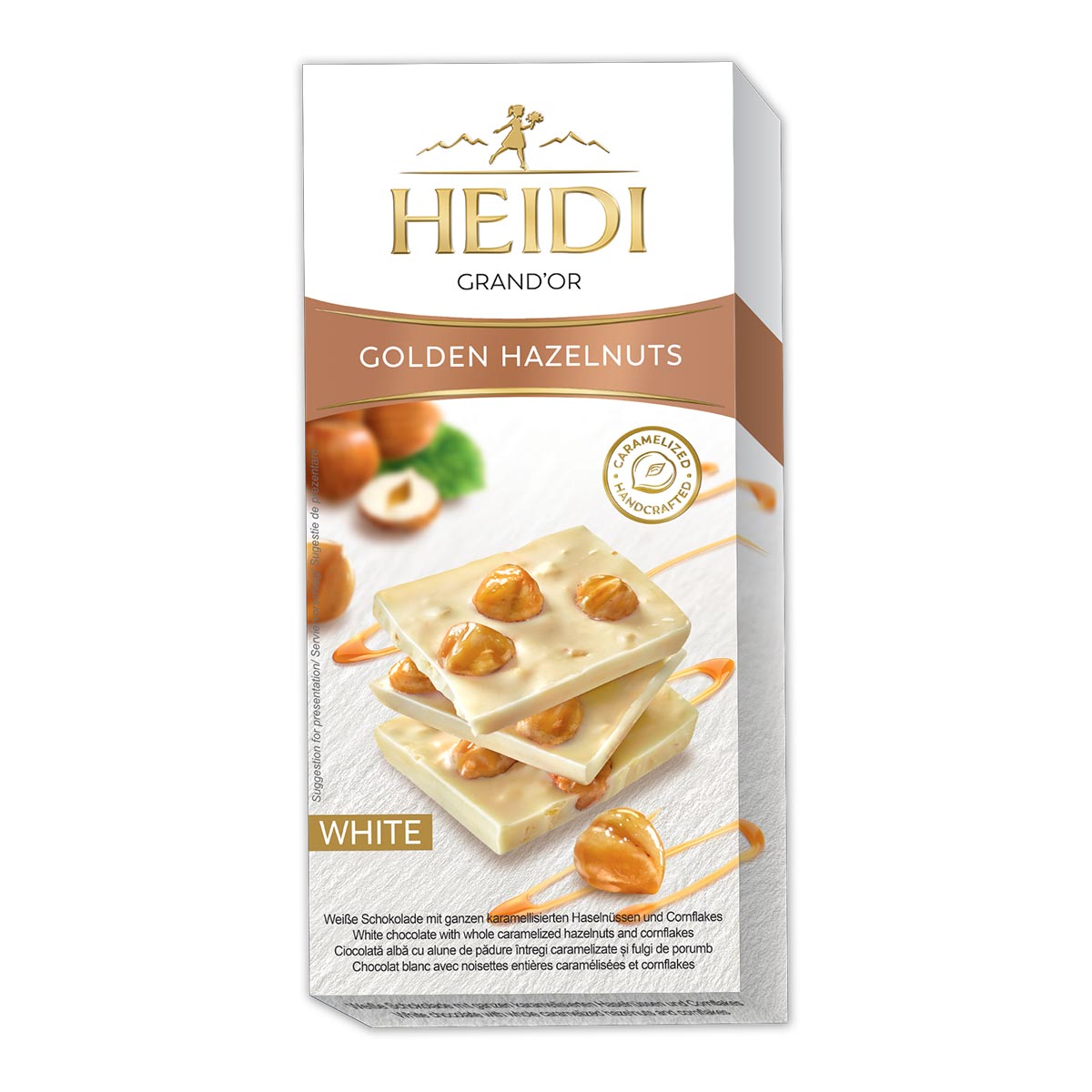 Heidi Grand'Or White&Hazelnuts 100G