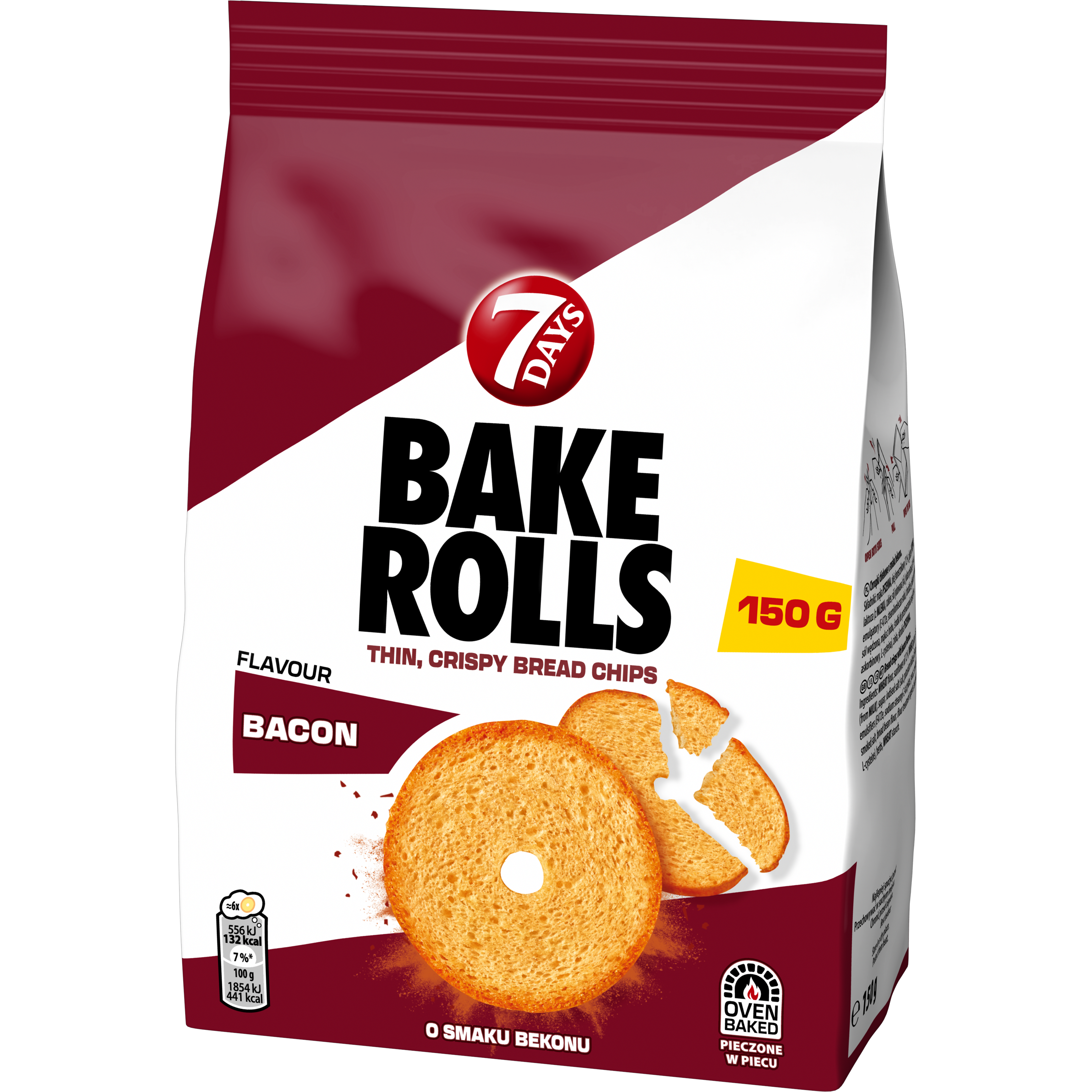 7 Days Bake Rolls Bekon 150G