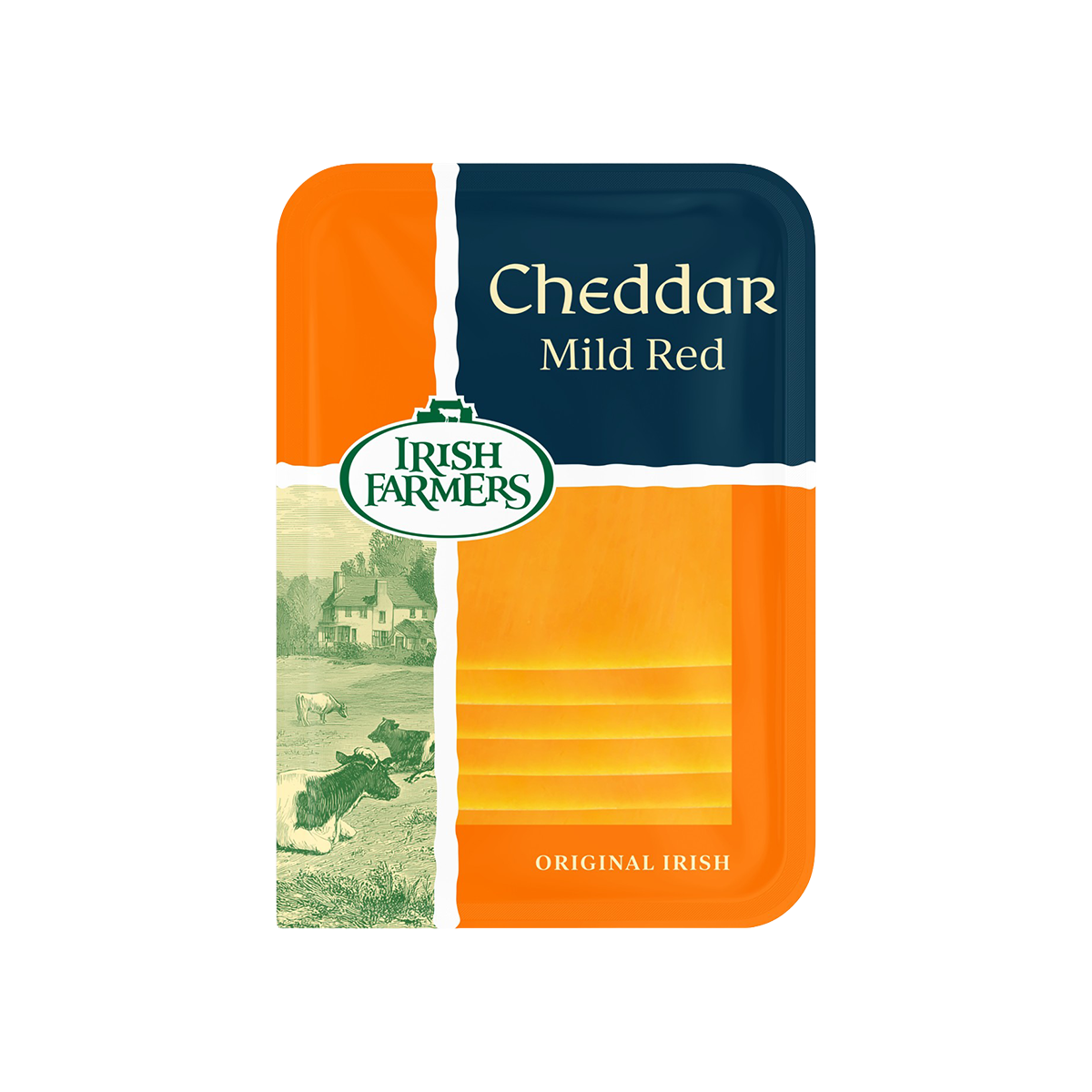 Ser Cheddar Mild Red Irish Farmers Plastry 100G
