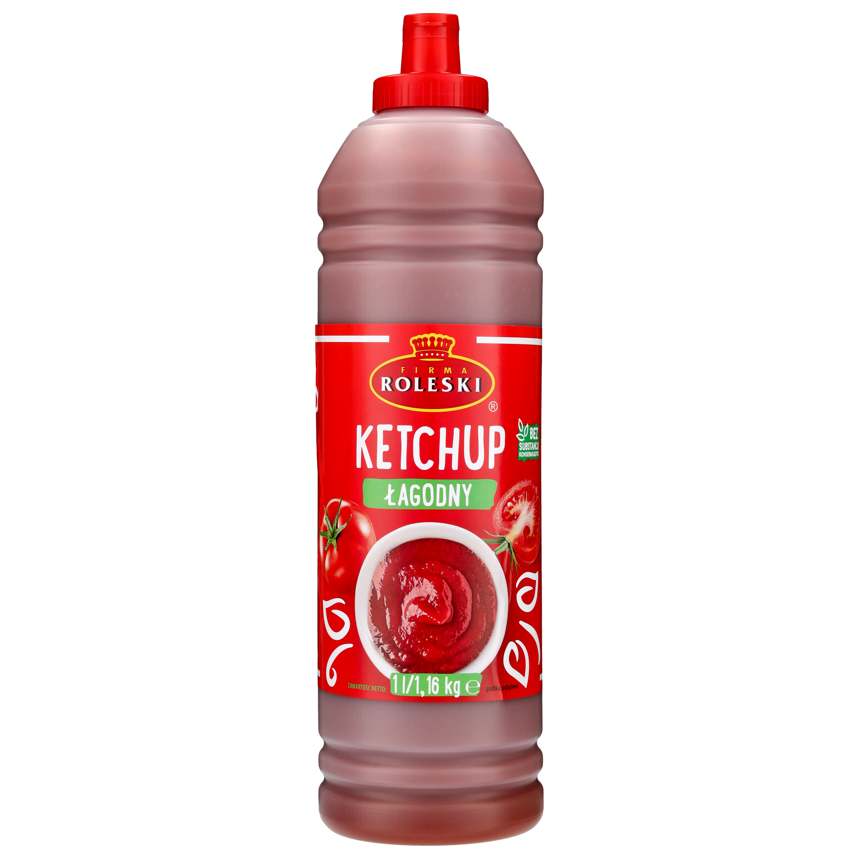 Roleski Ketchup Łagodny 1L