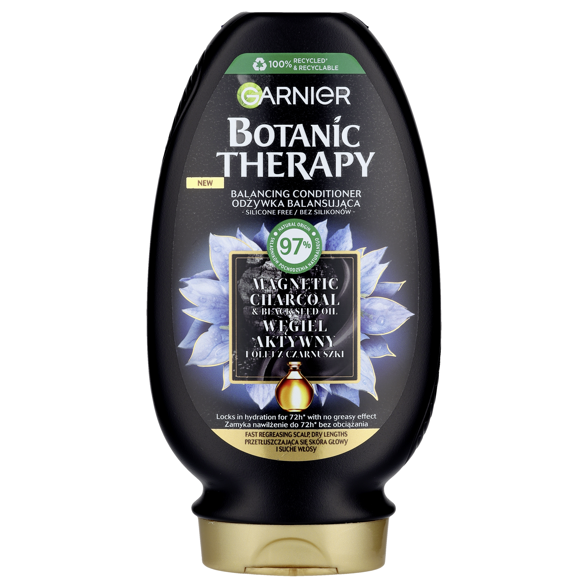 Garnier Botanic Therapy Węgiel Aktywny I Olej Z Czarnuszki Odżywka Do Włosów 200 Ml