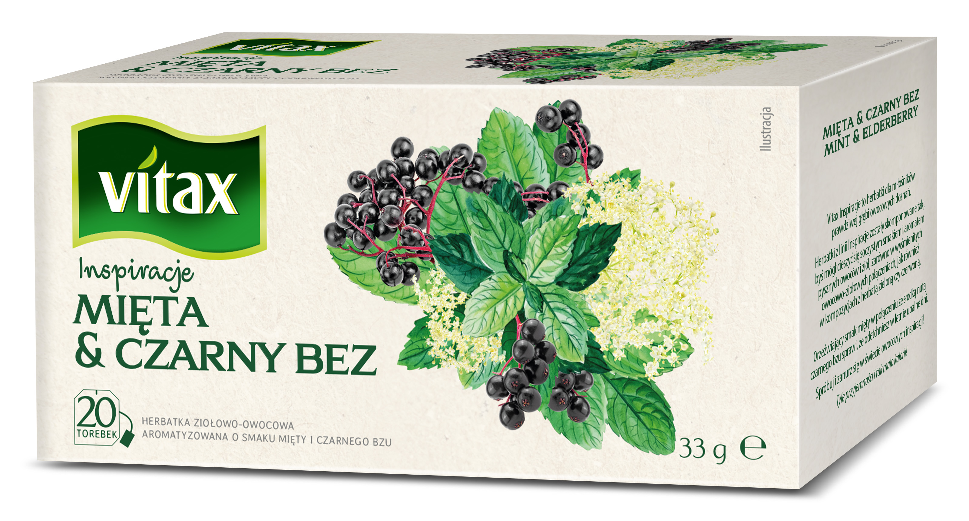 Vitax Inspiracje Mięta & Czarny Bez 20S