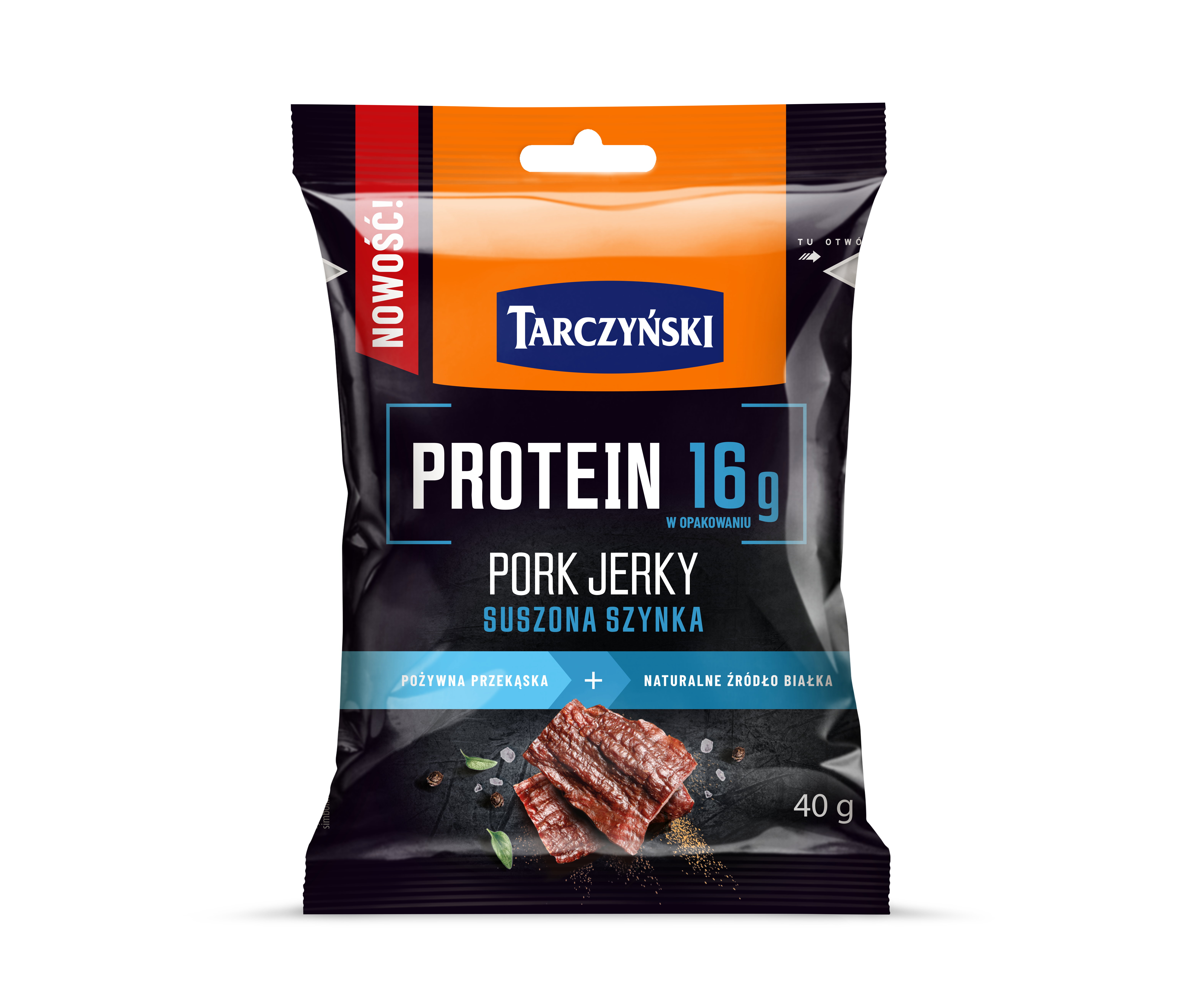 Protein Pork Jerky 40 G Tarczyński