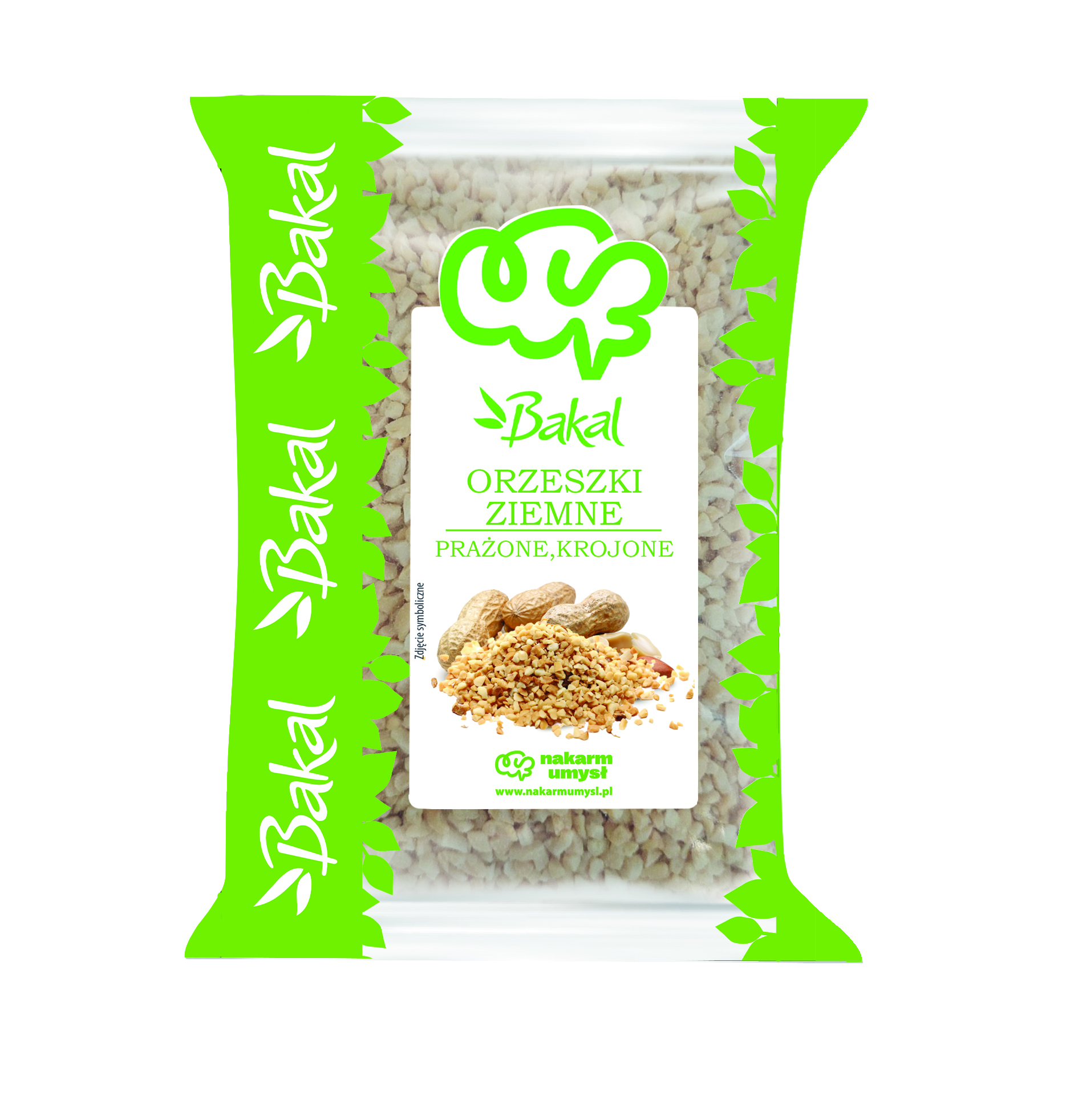 Bakal Orzechy Ziemne Prażone Krojone 1Kg