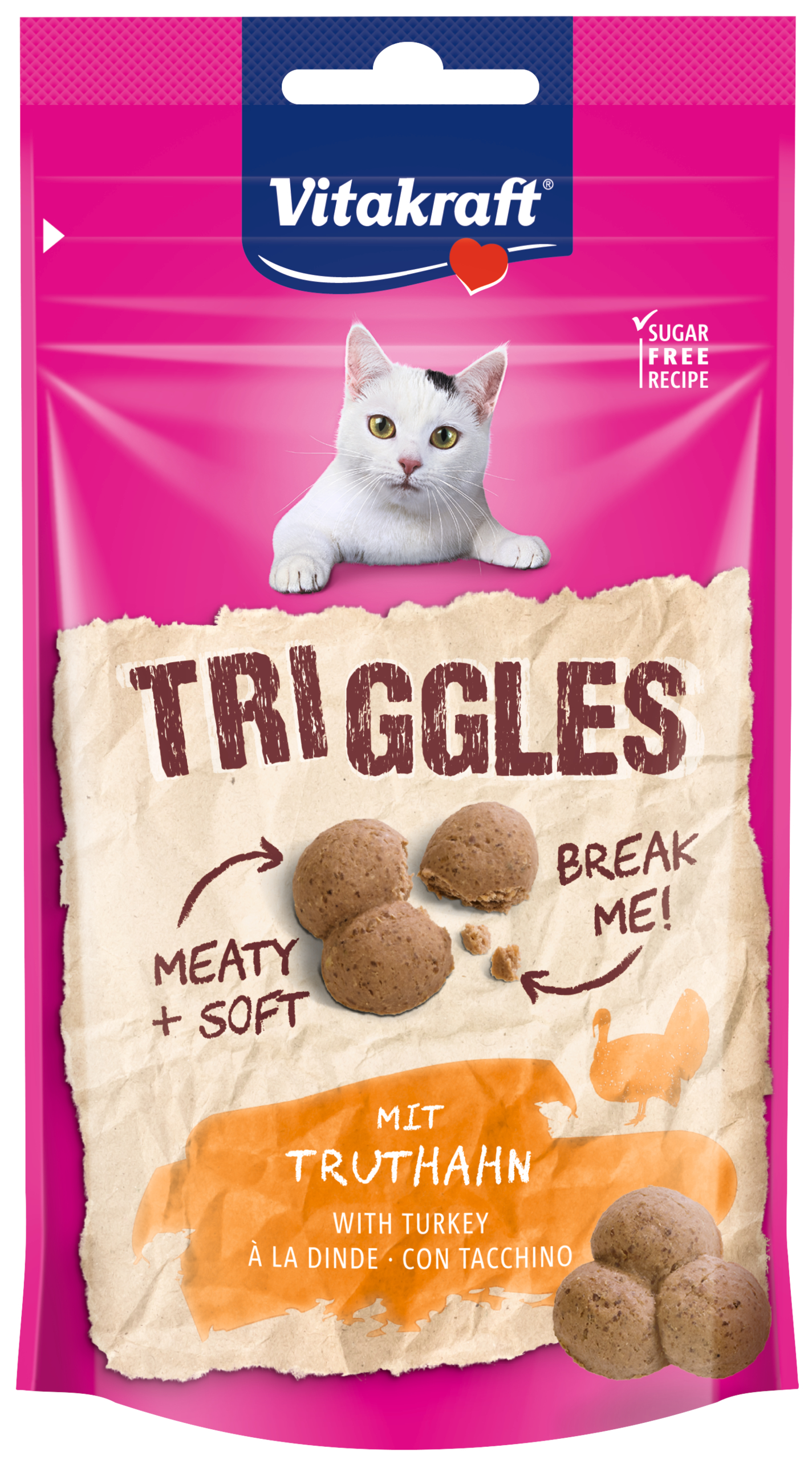 Vitakraft Triggles Indyk 40G Przysmak Dla Kota