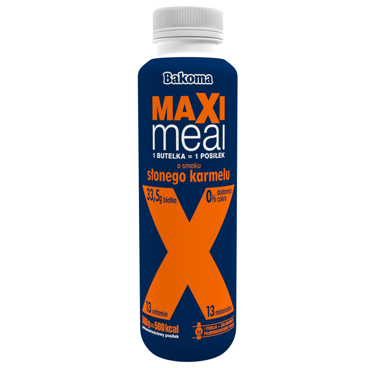 Bakoma Maxi Meal O Smaku Słonego Karmelu 500G