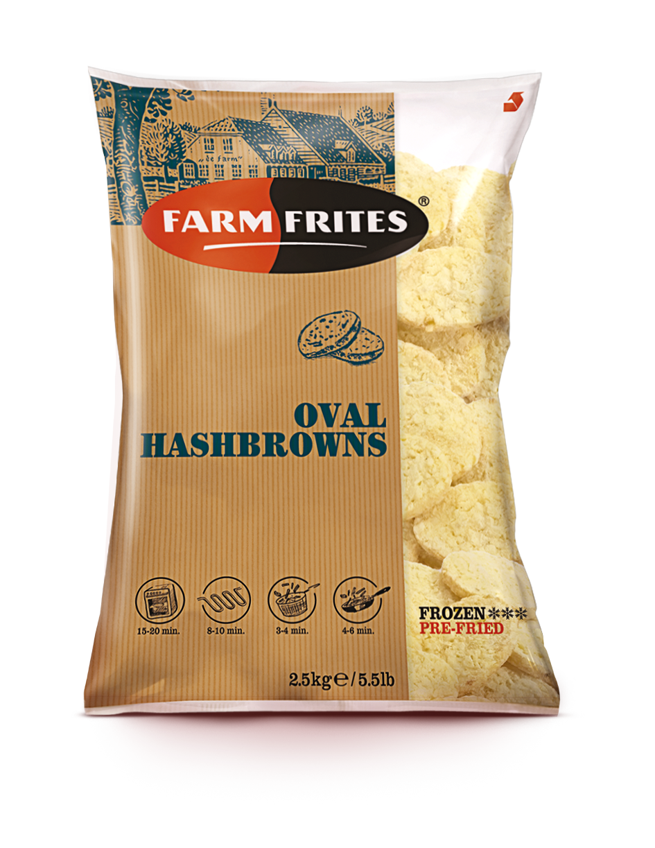 Farm Frites Oval Hashbrown Grubo Tarte Placki Ziemniaczane 2500G