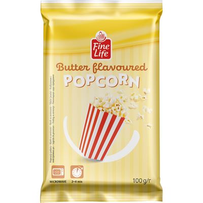 Fine Life Popcorn maślany do mikrofalówki 100 g