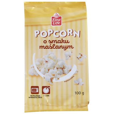Fine Life Popcorn maślany 100 g