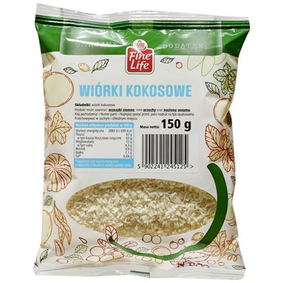 Fine Life Wiórki kokosowe 150 g