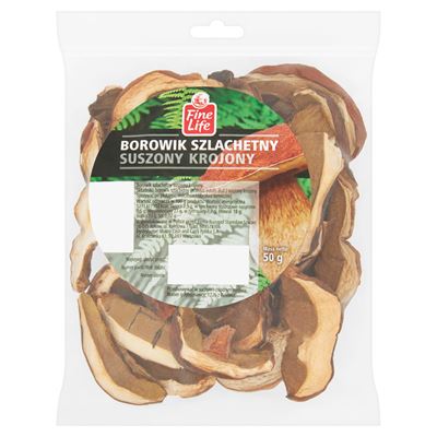 Fine Life Borowik szlachetny suszony krojony 50 g