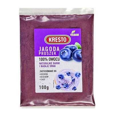 KRESTO jagoda leśna, proszek 100g