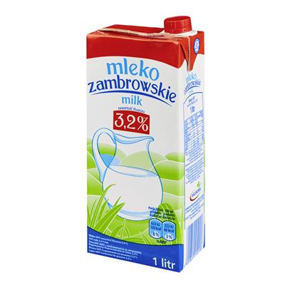 zambrowskie Mleko 3,2% UHT 12 x 1 l
