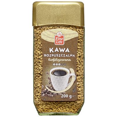 Fine Life Kawa rozpuszczalna liofilizowana 200g