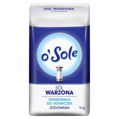 o'Sole Sól warzona jodowana 10 sztuk 10 x 1 kg