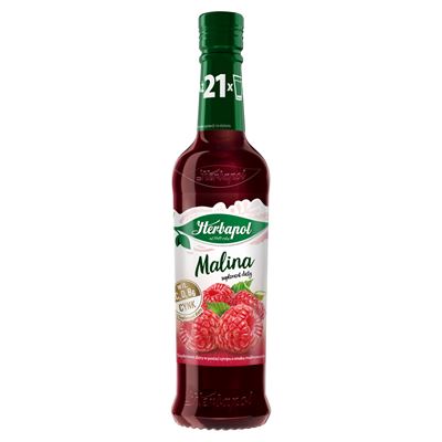 Herbapol Syrop Malina 420ml butelka szklana