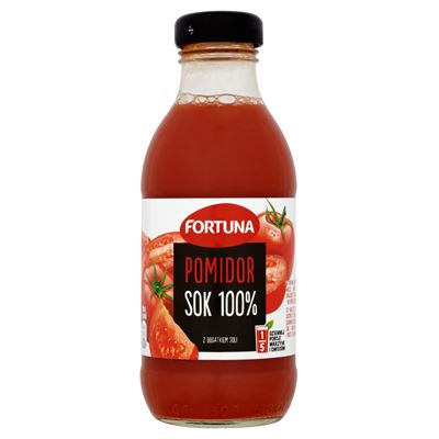 FORTUNA Sok 100% pomidor 15 x 300 ml butelka szklana