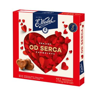 E. Wedel Praliny od serca karmelove 117 g