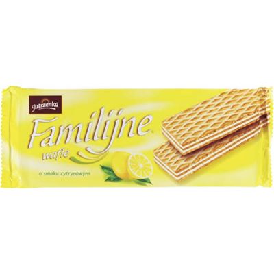 FAMILIJNE Wafle o smaku cytrynowym 180g