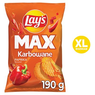 Lay's Chipsy karbowane Papryka 190g
