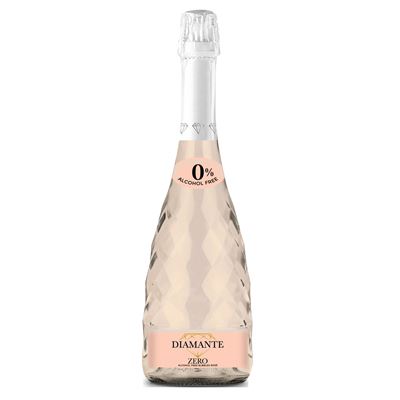 DIAMANTE Zero Wino musujące bezalkoholowe różowe półsłodkie 750 ml