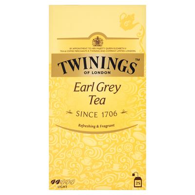 TWININGS Of London Earl Grey Tea 25 torebek 50 g