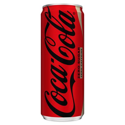 Coca-Cola Zero Kofeiny Napój gazowany 24 x 330 ml puszka [kaucja]