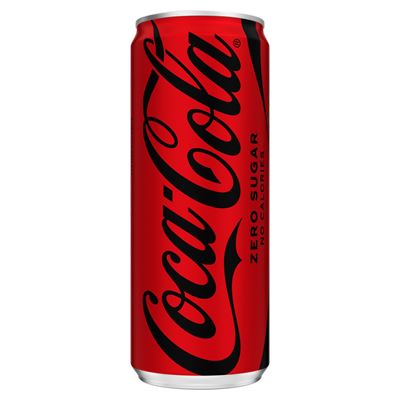 Coca-Cola zero Napój gazowany 24 x 330 ml puszka [kaucja]