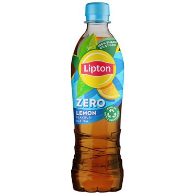 Lipton Lemon Napój z ekstraktem z czarnej herbaty o smaku cytrusowym bez dodatku cukru 12 x 500 ml [kaucja]