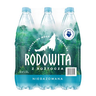 RODOWITA Woda mineralna niegazowana 6 x 1,5 l [kaucja]