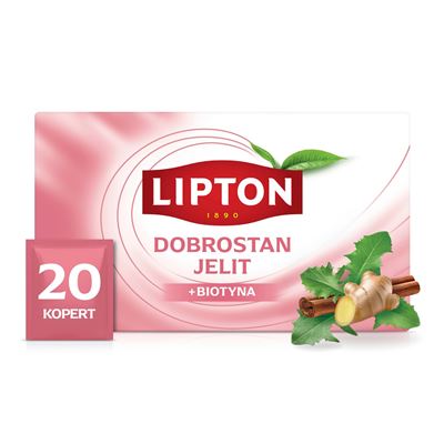 Lipton Herbatka ziołowa Zdrowe Jelita 20 torebek 38 g