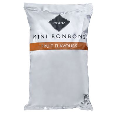 RIOBA Cukierki mini o smaku owocowym 1kg