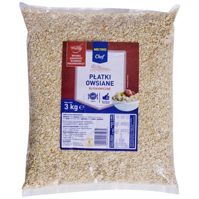 METRO Chef Płatki owsiane błyskawiczne 3 kg