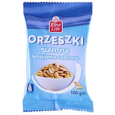 Fine Life Orzeszki ziemne smażone solone 100g