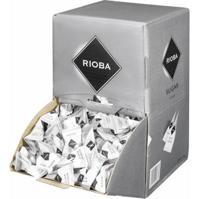 RIOBA Cukier biały trójkąty 500 saszetek 2kg