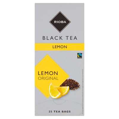 RIOBA Lemon Original Black Tea Herbata 25 kopert 50g