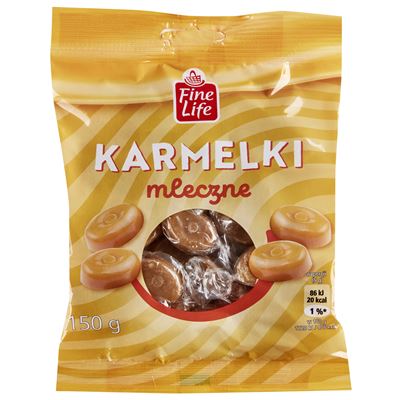 Fine Life Karmelki mleczne 150g