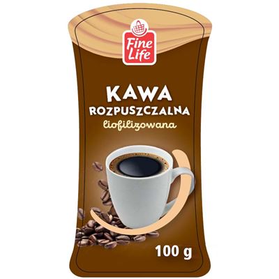 Fine Life Kawa rozpuszczalna liofilizowana 100g