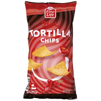 Fine Life Pikantne Chipsy Tortilla 200g