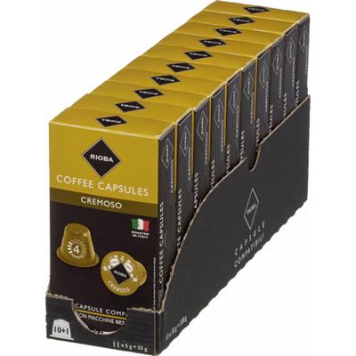 RIOBA Cremoso Kapsułki z kawą do ekspresu 55 g