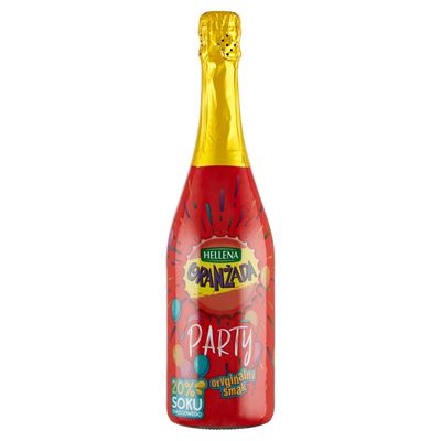 HELLENA Oranżada Party z sokiem jabłkowym 750 ml 6 sztuk