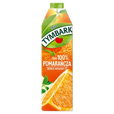TYMBARK Sok 100% pomarańcza 6 x 1 l