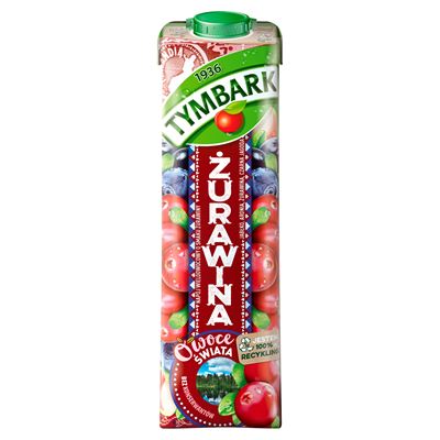 TYMBARK Owoce Świata Napój żurawina 6 x 1 l