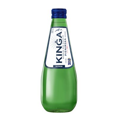 KINGA PIENIŃSKA Woda mineralna gazowana 12x330ml butelka szklana