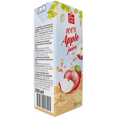 Fine Life Sok jabłkowy 27 x 200 ml