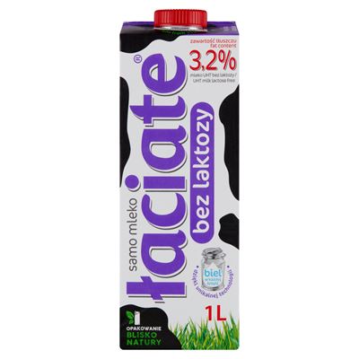 łaciate Mleko bez laktozy 3,2% UHT 12 x 1 l