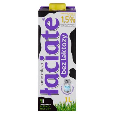 łaciate Mleko bez laktozy 1,5% UHT 12 x 1 l